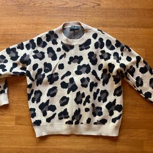 Lulus Animal Print Sweater